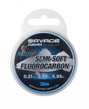 Флуорокарбон Savage Gear Semi Soft Fluorocarbon Seabass 30м