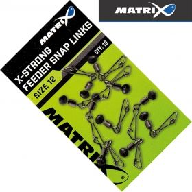 Вирбели за Фидер Matrix X-Strong Feeder Bead Snap Links