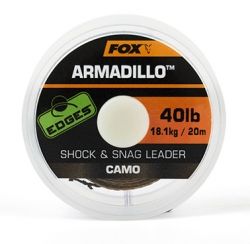 Влакно за поводи FOX Edges Armadillo Shock and Snag Leader Camo