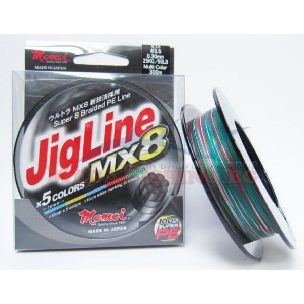 Плетено влакно MOMOI JIG LINE MX8 - 300м