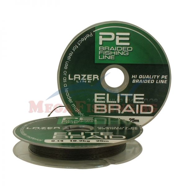 Плетено влакно Lazer Elite Braid NEW 25m