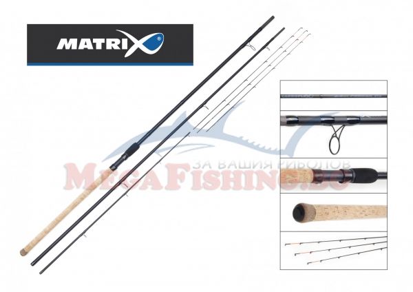Фидер Matrix Carboflex - 3.3м 80гр
