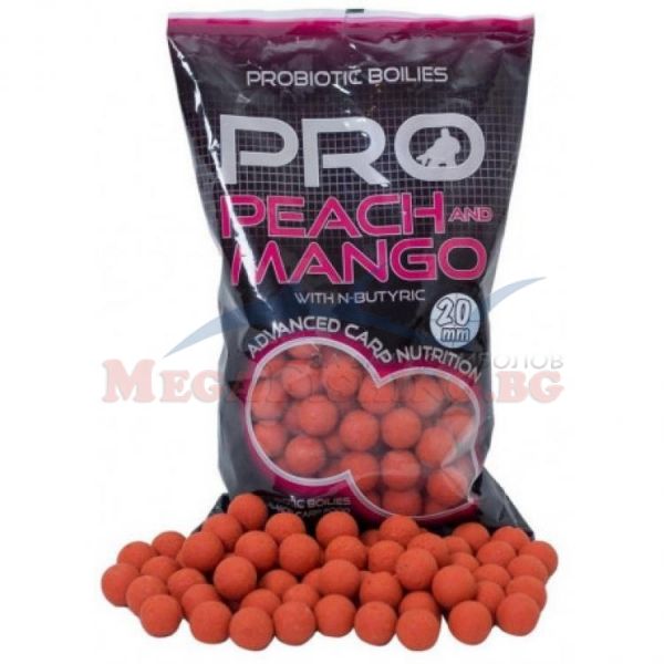 Протеинови топчета Starbaits Probiotic Peach and Mango