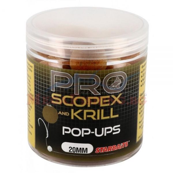 Плуващи топчета Probiotic Scopex Krill POP UP - Starbaits