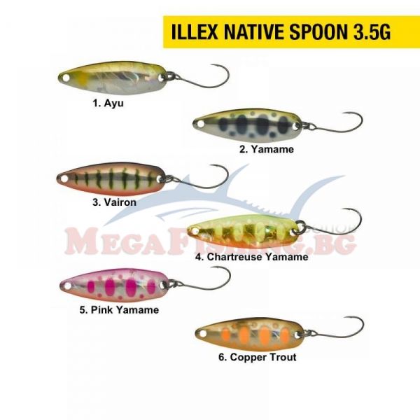 Блесна Illex Native Spoon - 3.5гр 
