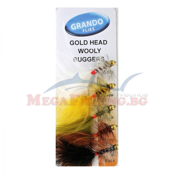 Комплект мухи Goldhead Woolly Buggers