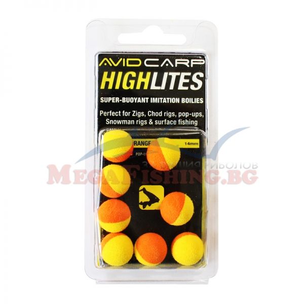 Плуващи топчета 14мм Avid Carp - Highlites
