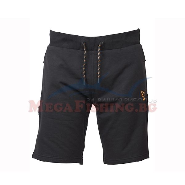 Къси Панталони Fox Collection Orange & Black Lightweight Shorts