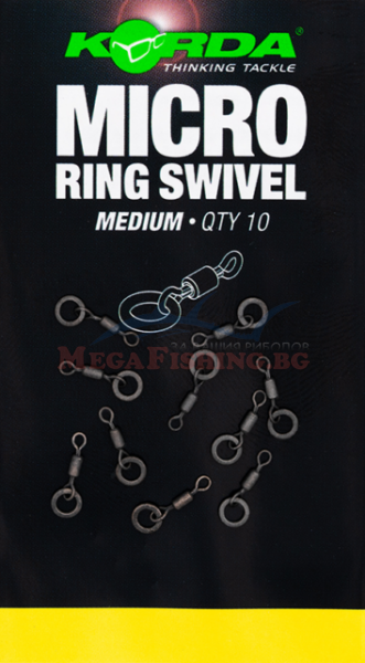 Вирбели KORDA Micro Rig Ring Swivels - Medium