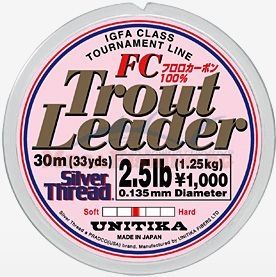 Флуорокарбон Unitika Silver Thread Trout FC 30м
