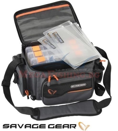Чанта за спининг Savage Gear System Box Bag M 3 кутии