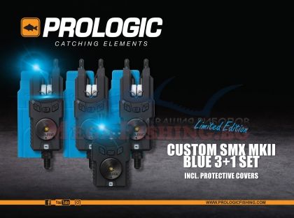 Сигнализатори Prologic Limited Edition Custom SMX MKII 3+1 Set - Сини