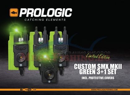 Сигнализатори Prologic Limited Edition Custom SMX MKII 3+1 Set - Зелени