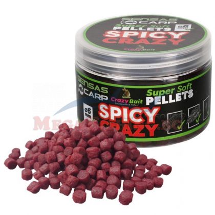  Меки пелети Sensas Super Soft Pellets Spicy Crazy 