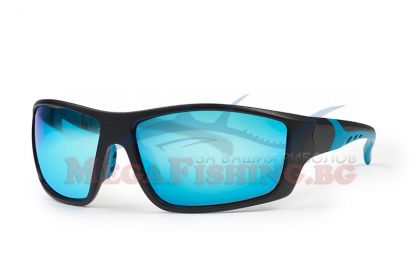 Очила Salmo Black Sunglasses Grey Ice - Blue Lens