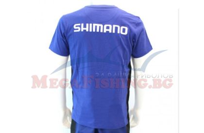 Тениска Shimano T-Shirt Royal Blue