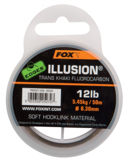 Флуорокарбон Fox Edges Illusion Trans Khaki Soft Hooklink