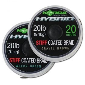 Влакно за поводи Korda Hybrid Stiff Coated Braid 20lb