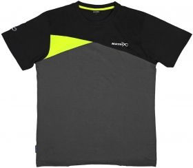 Тениска Matrix Black/Grey T-Shirt