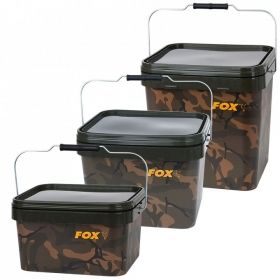 Кофа FOX Camo Square bucket 10л
