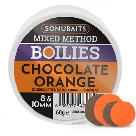 Топчета Sonubaits Mixed Method Boilies - Chocolate & Orange