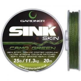Влакно за поводи Gardner Sink Skin Green 25lb