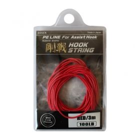 Повод за Асист куки Gosen Hook String Red