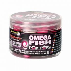 Трицветни плуващи топчета Omega Fish Pop Tops 14мм - Starbaits