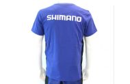 Тениска с яка Shimano Polo Royal Blue