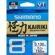 Плетено влакно SHIMANO KAIRIKI PE 8 Steel Gray - 150м - Сиво