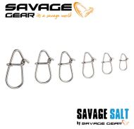 Карабинки Savage Gear Salt Round Snaps 15pcs